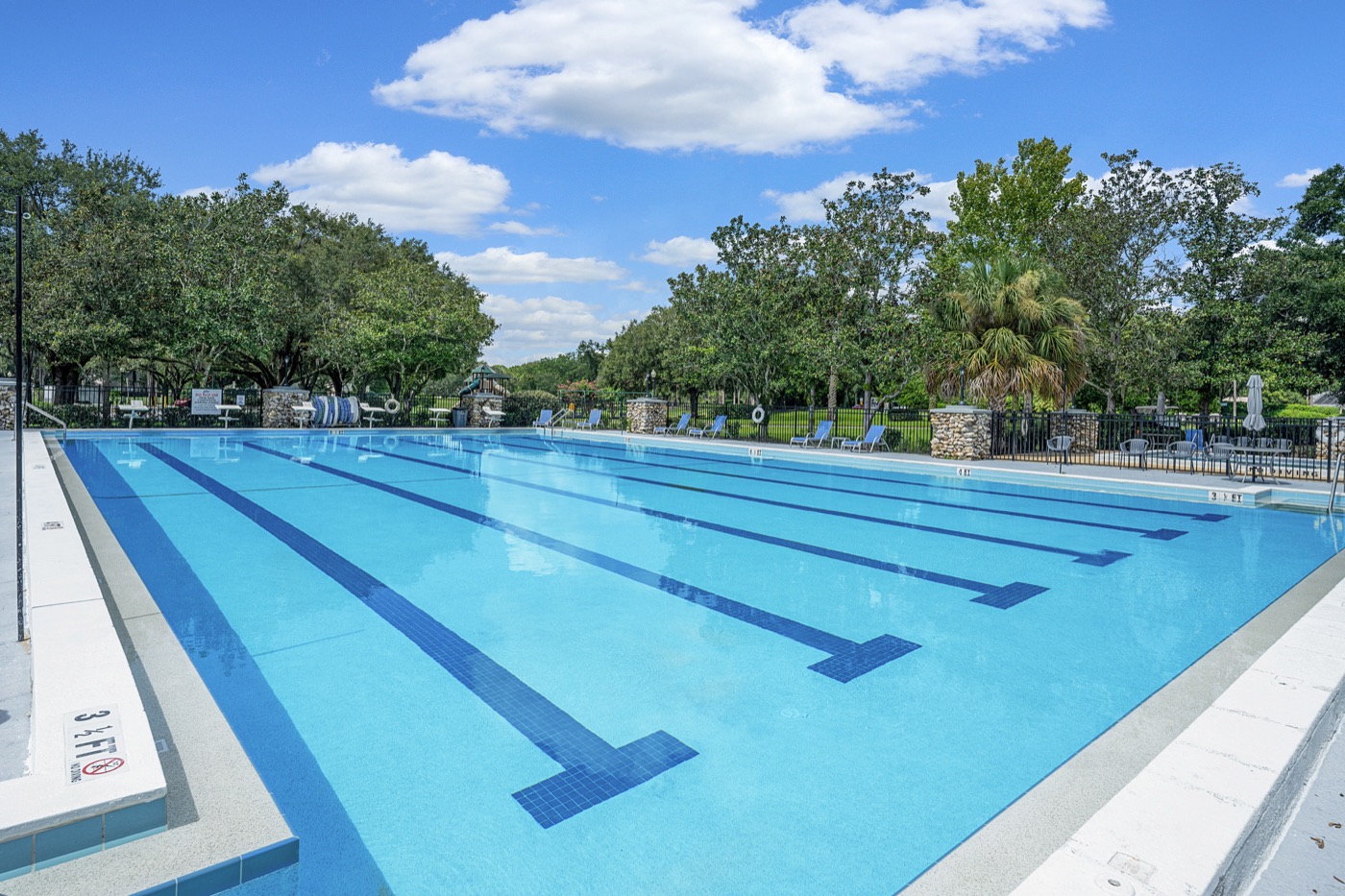 River Hills community swimming pool
