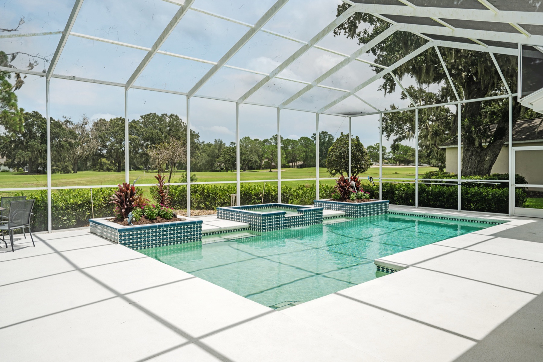 Screened pool at 5429 Burnt Hickory Dr